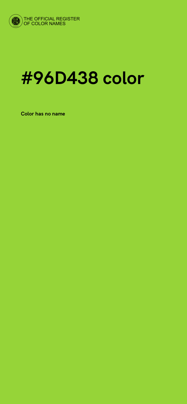 #96D438 color image