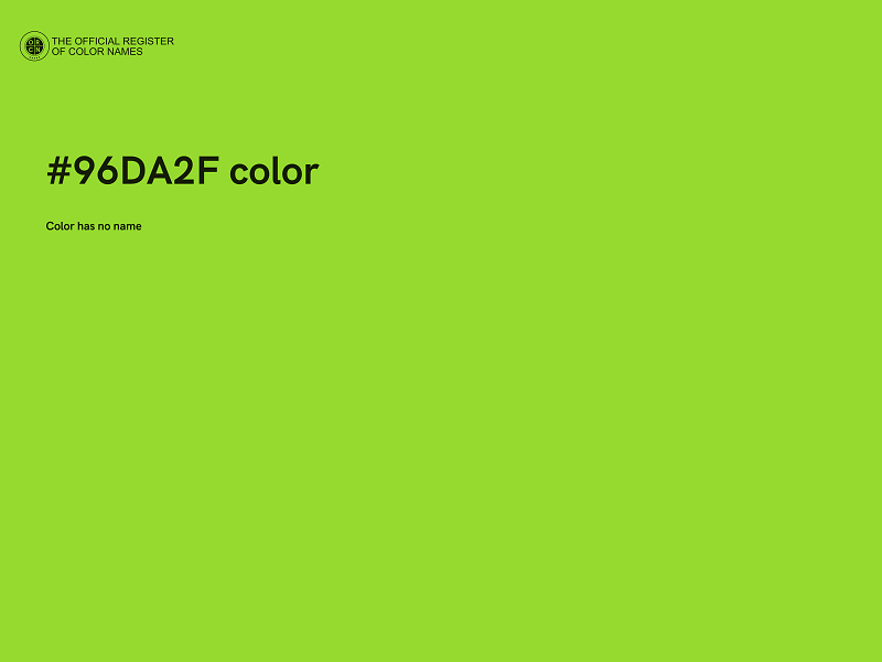 #96DA2F color image