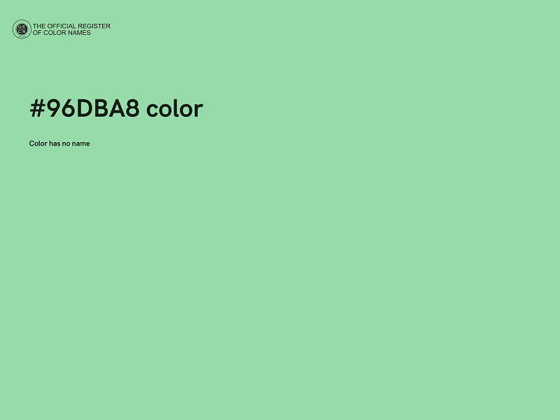 #96DBA8 color image