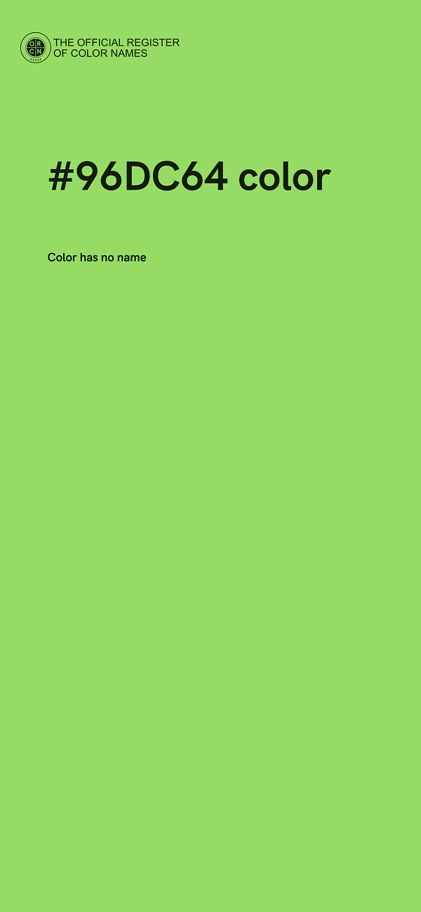 #96DC64 color image