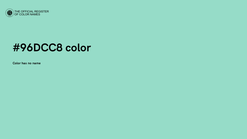 #96DCC8 color image