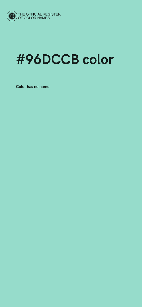 #96DCCB color image