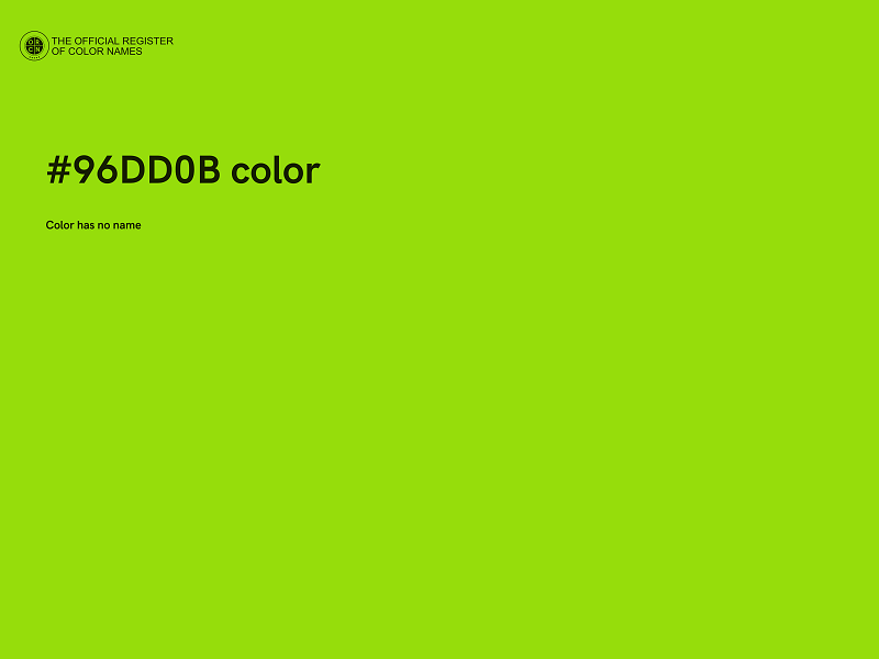 #96DD0B color image