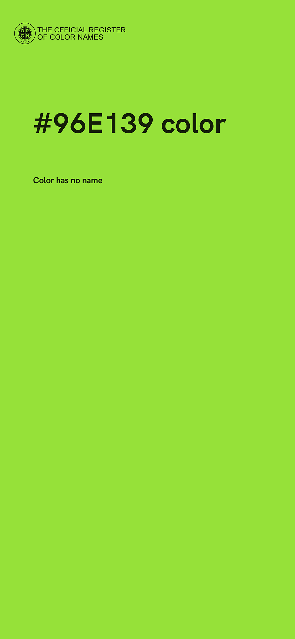 #96E139 color image