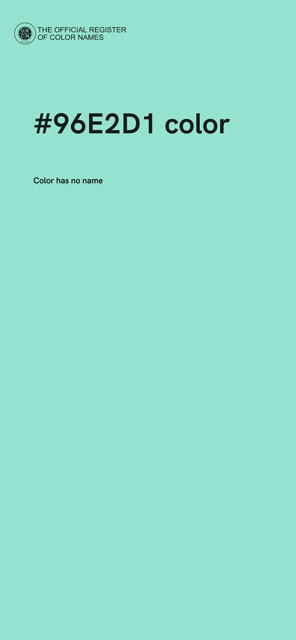 #96E2D1 color image