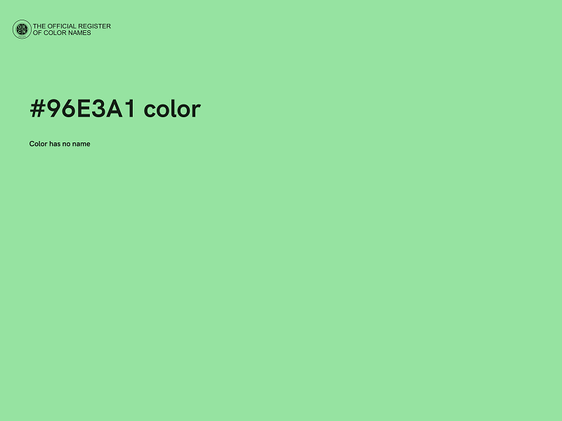 #96E3A1 color image