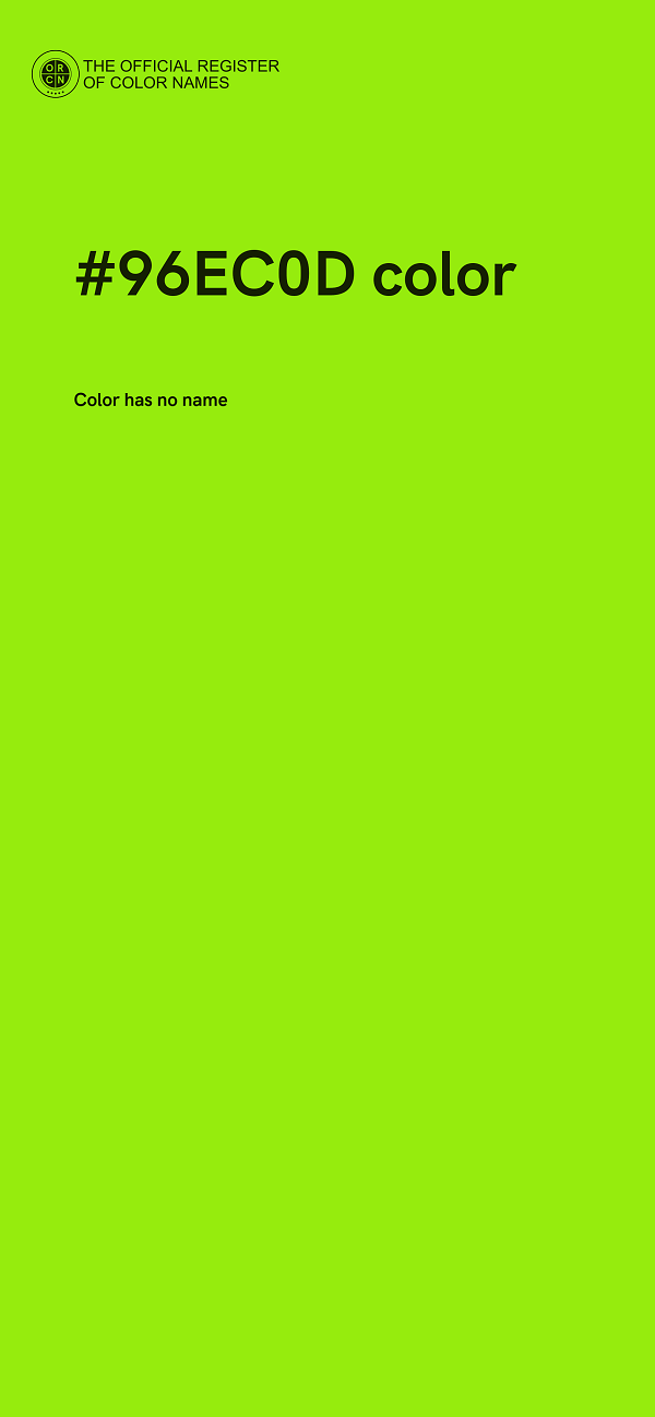 #96EC0D color image