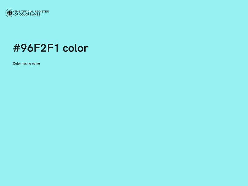 #96F2F1 color image