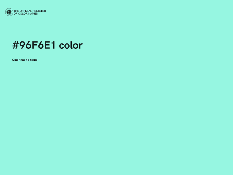 #96F6E1 color image