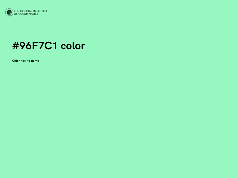 #96F7C1 color image