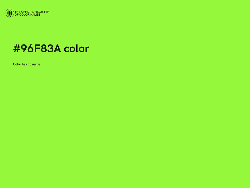 #96F83A color image