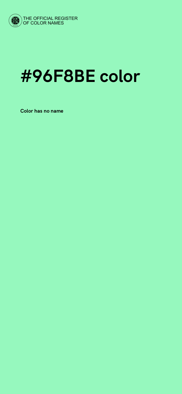#96F8BE color image
