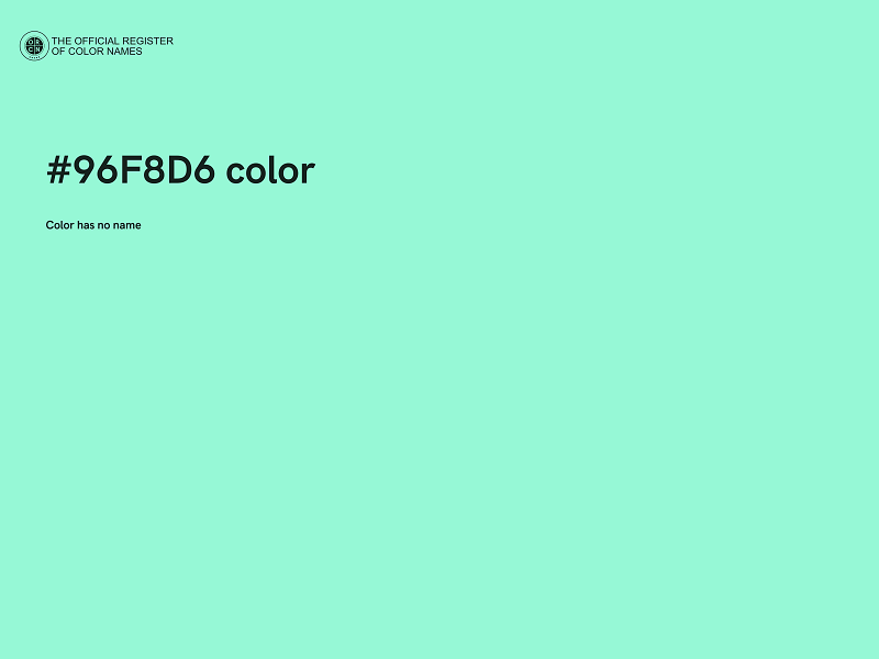 #96F8D6 color image