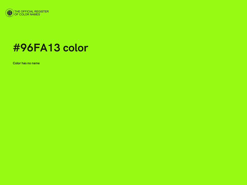 #96FA13 color image