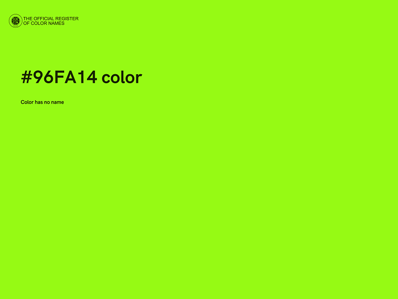 #96FA14 color image