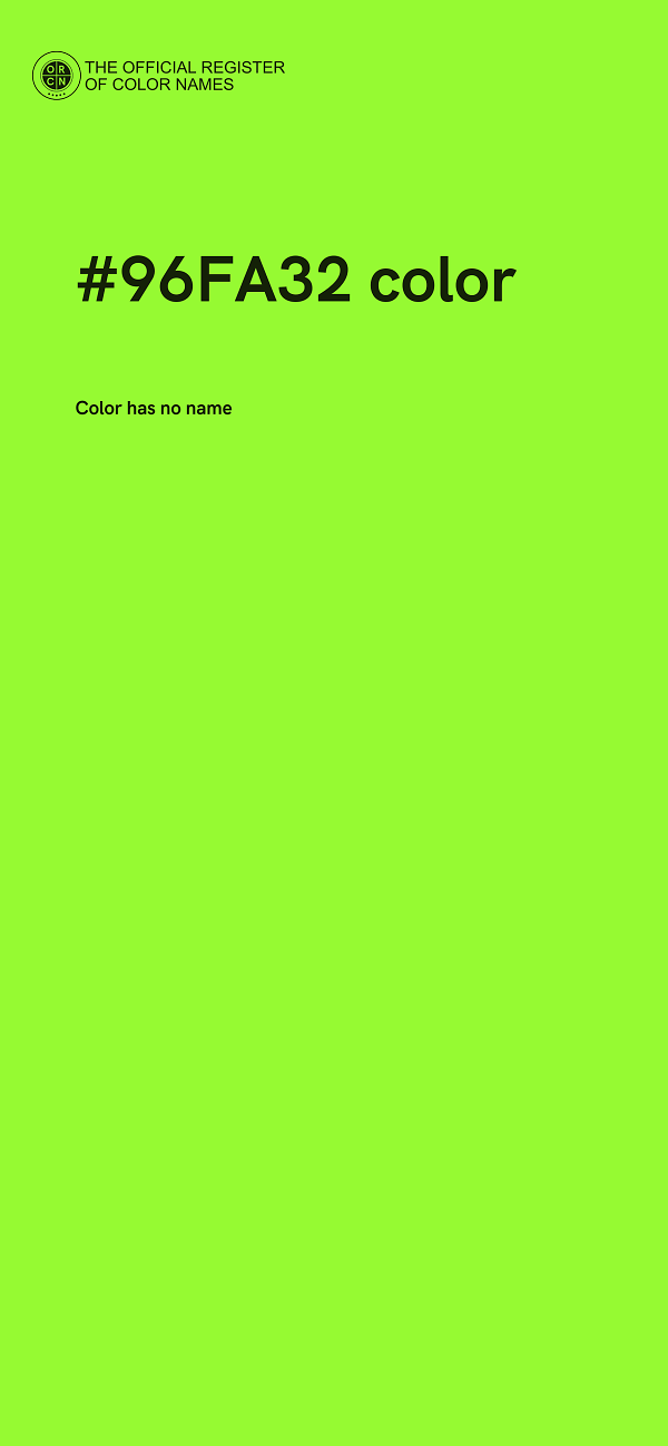 #96FA32 color image
