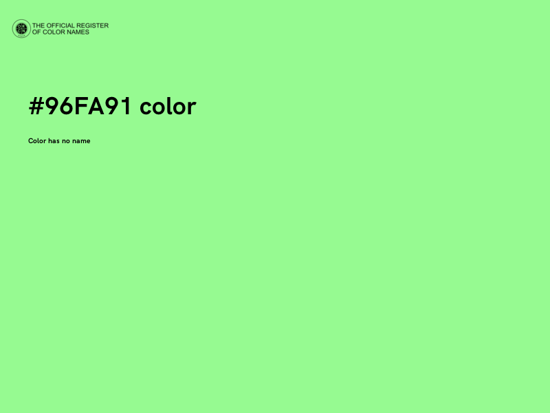 #96FA91 color image