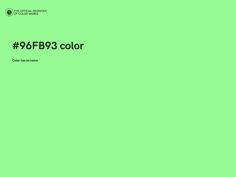 #96FB93 color image