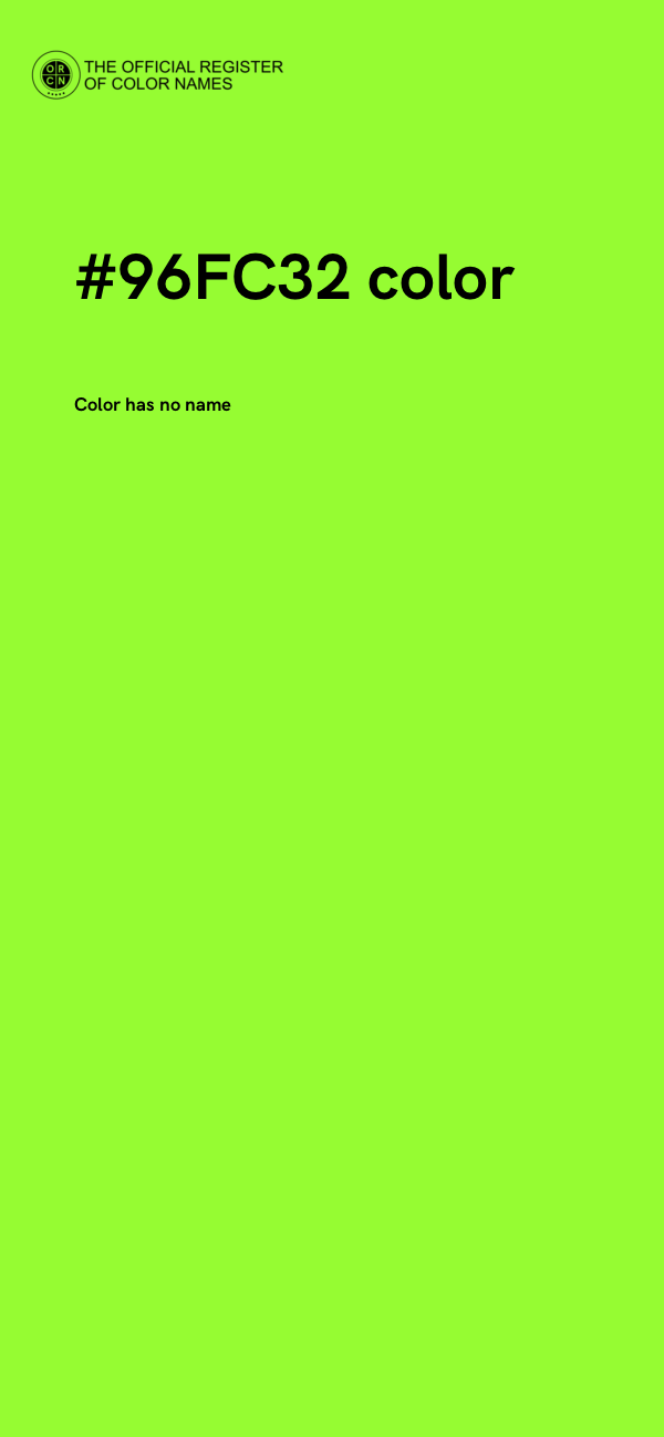 #96FC32 color image