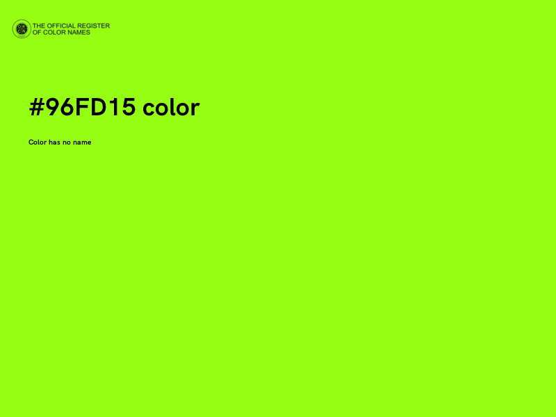#96FD15 color image
