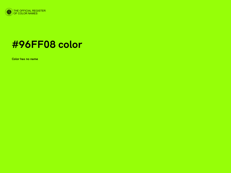#96FF08 color image
