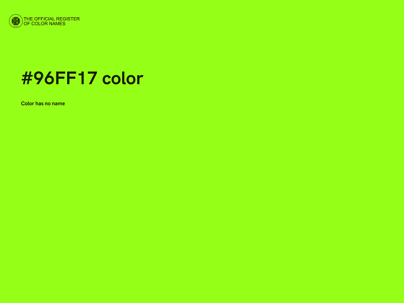 #96FF17 color image