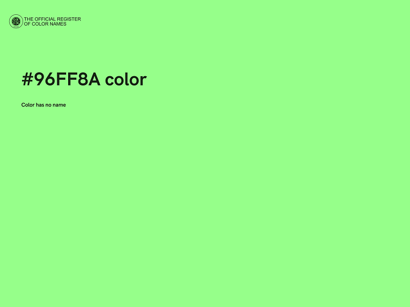 #96FF8A color image