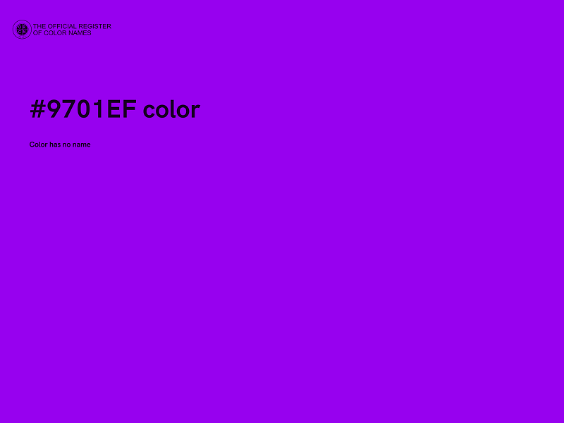 #9701EF color image