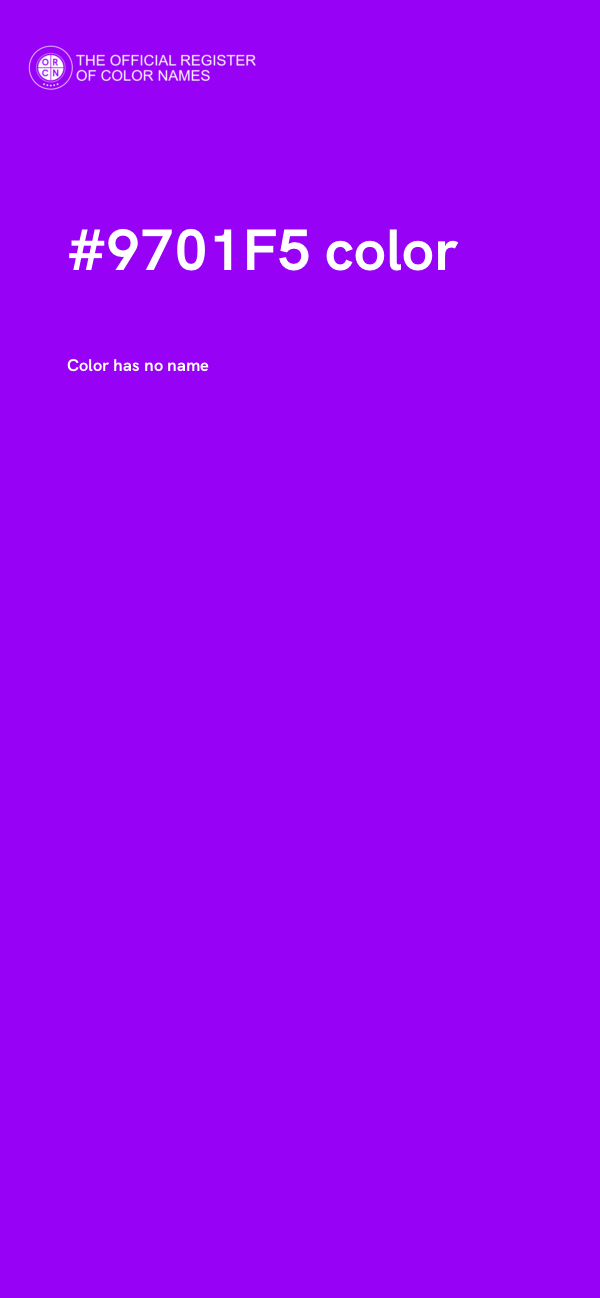 #9701F5 color image