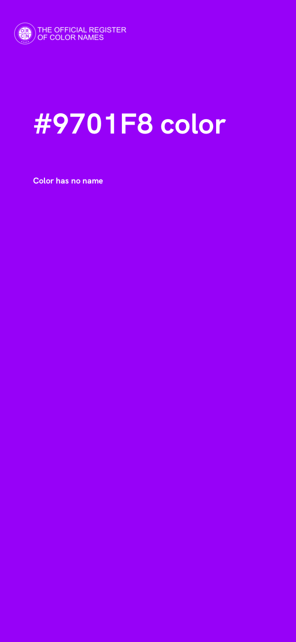 #9701F8 color image