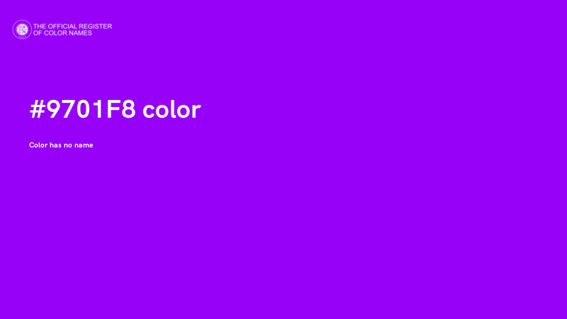 #9701F8 color image