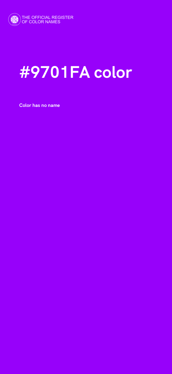 #9701FA color image