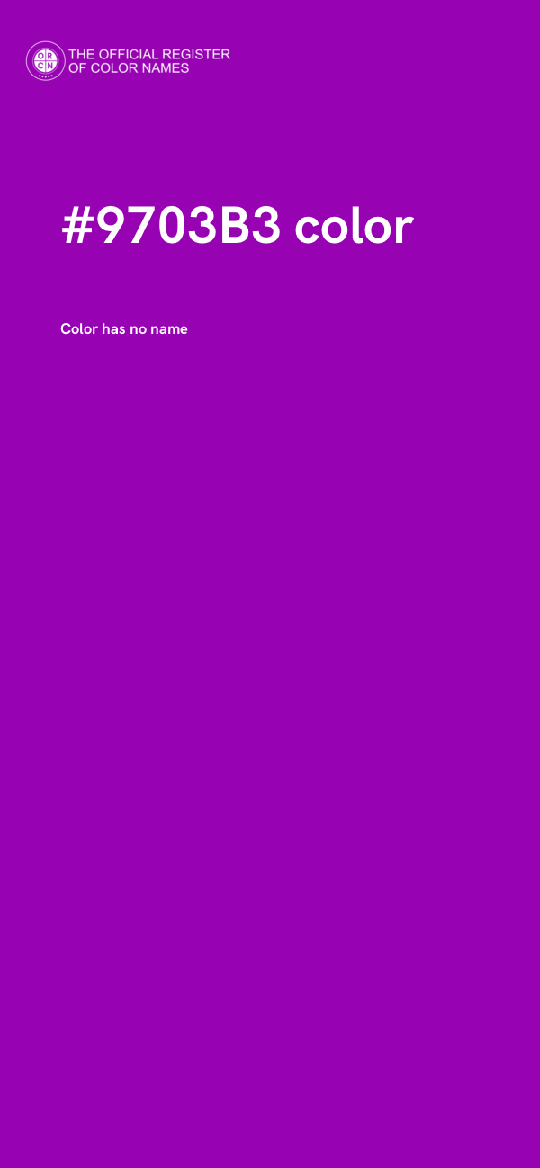#9703B3 color image
