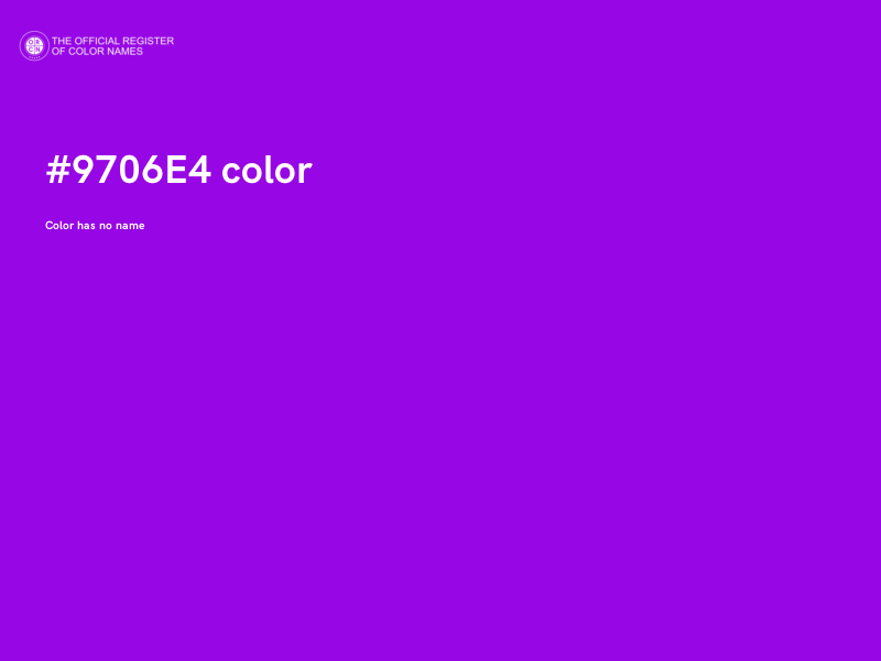 #9706E4 color image