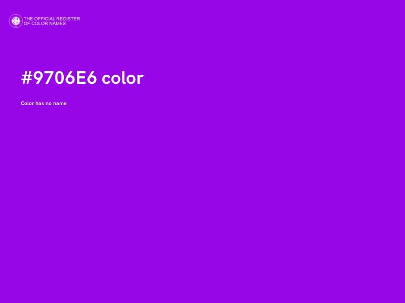 #9706E6 color image