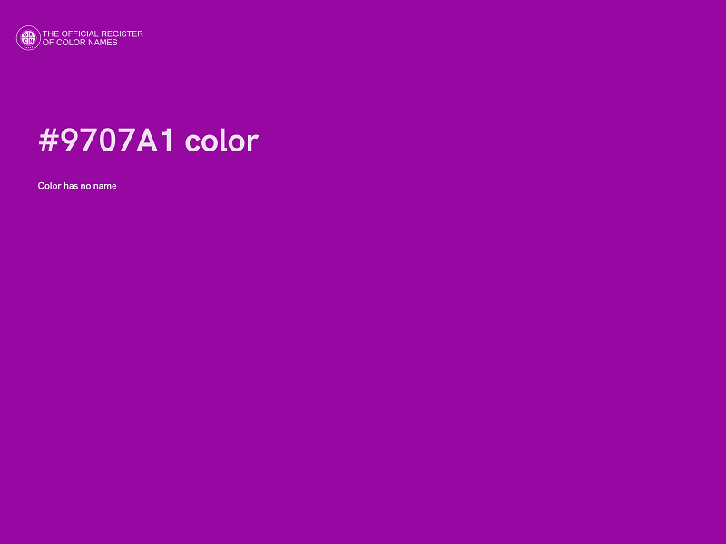 #9707A1 color image