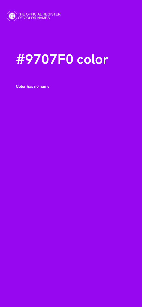 #9707F0 color image