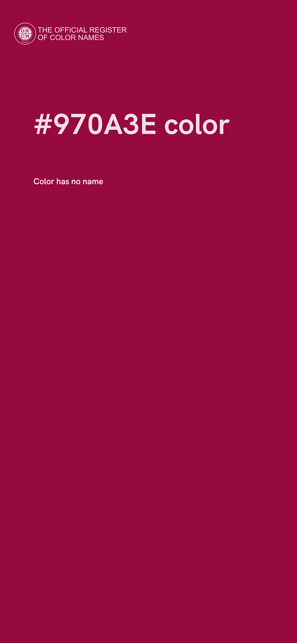 #970A3E color image