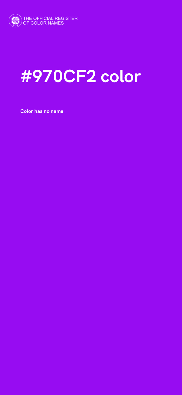 #970CF2 color image
