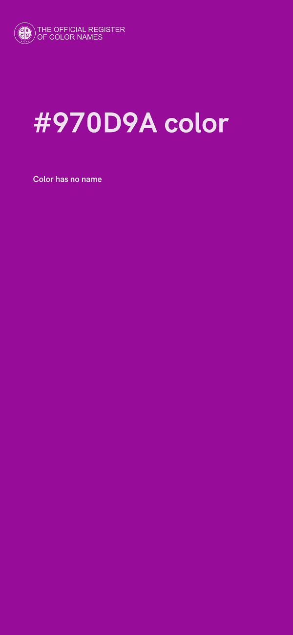 #970D9A color image