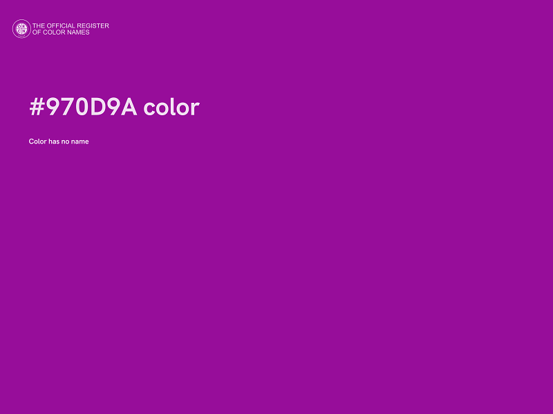 #970D9A color image