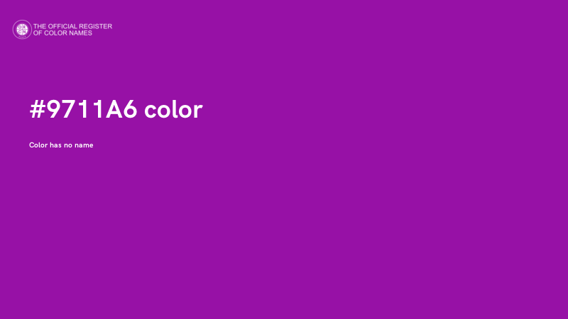 #9711A6 color image