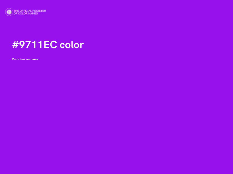 #9711EC color image