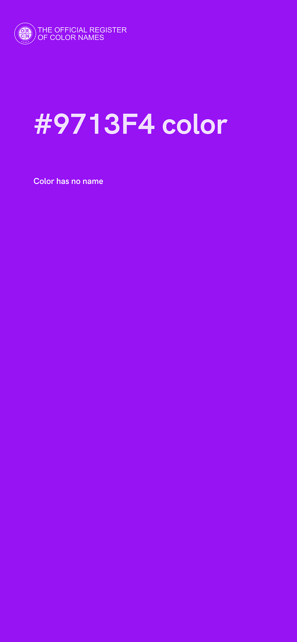#9713F4 color image