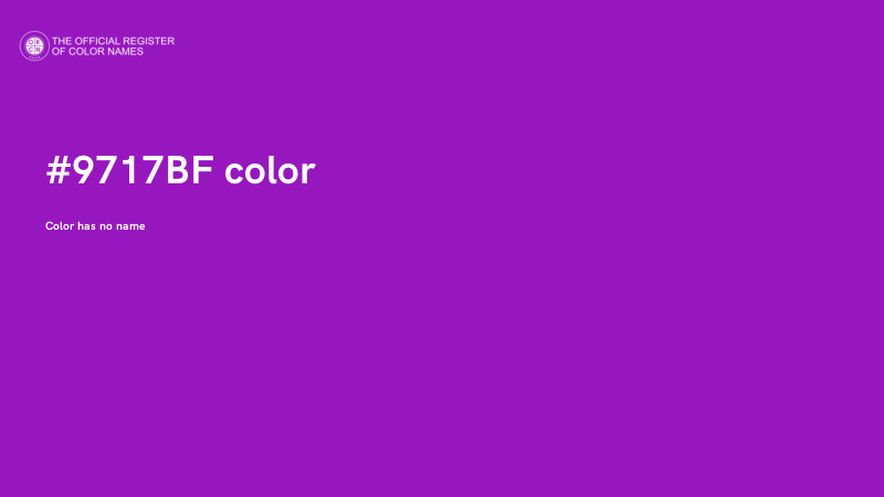 #9717BF color image