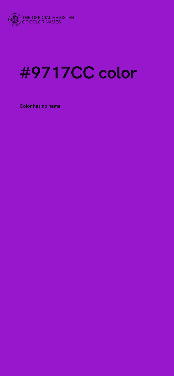 #9717CC color image