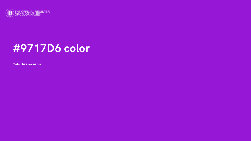 #9717D6 color image