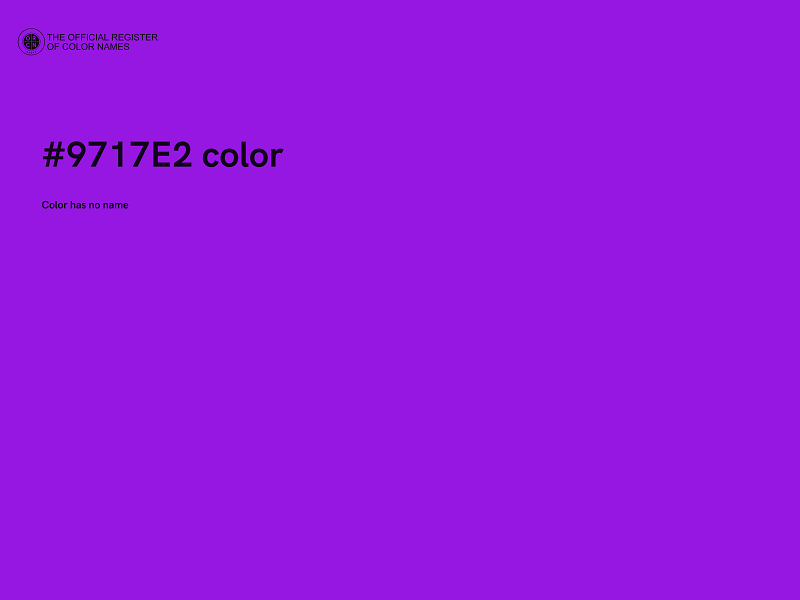 #9717E2 color image