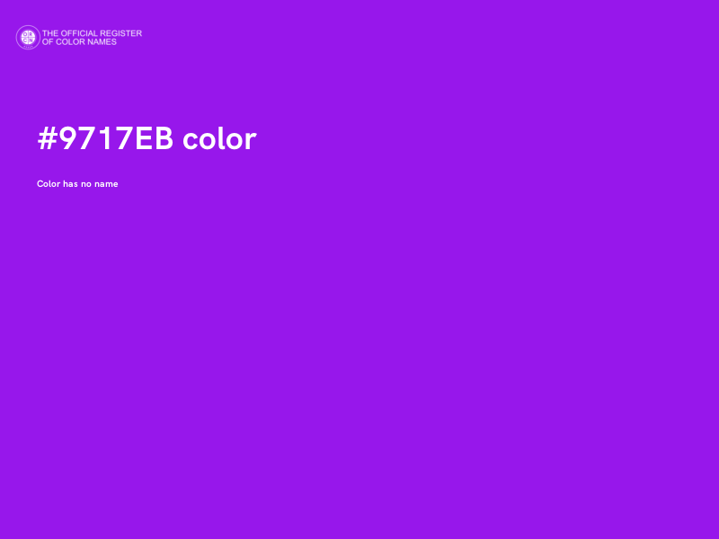 #9717EB color image