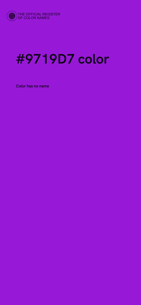 #9719D7 color image